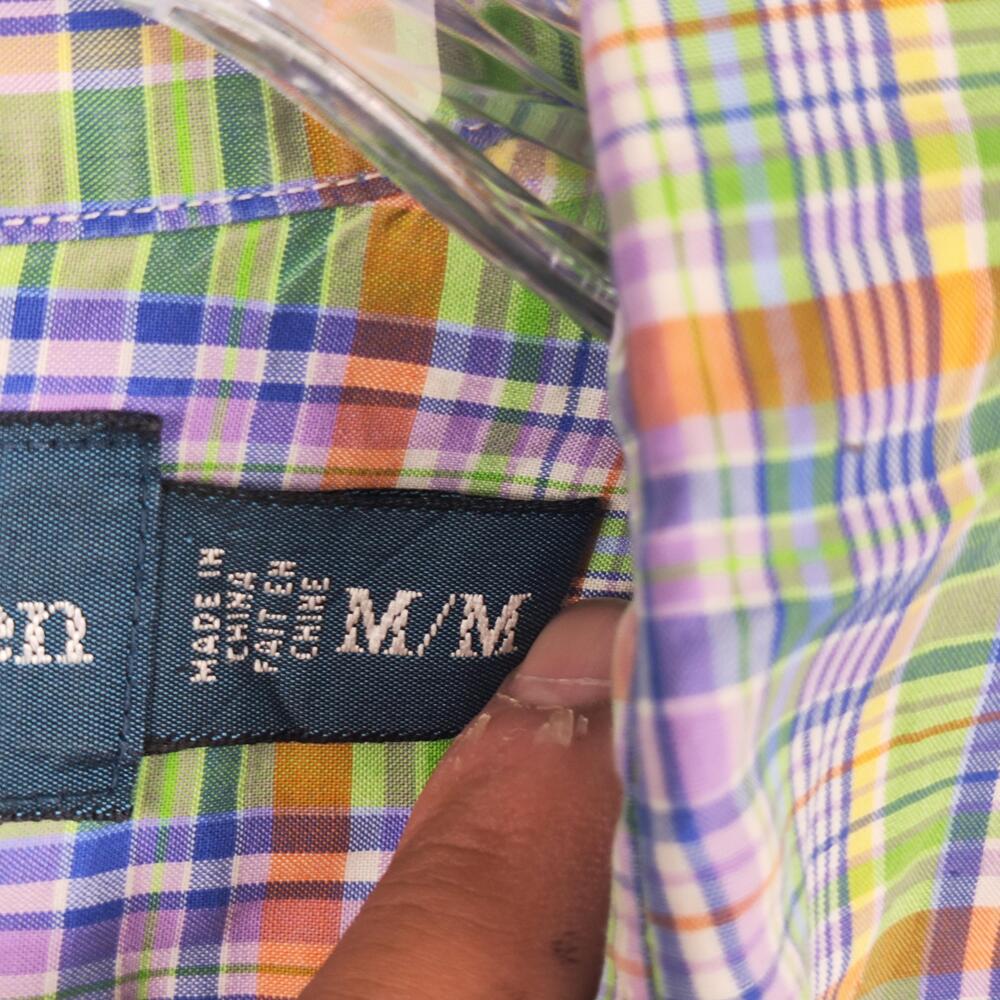 Ralph Lauren Shirt Mens Medium Multicolor Plaid Classic Button Down Long Sleeve - Picture 8 of 11